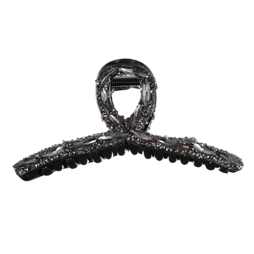 minkissy Rhinestone Haarklammer Haarspange mit Starker Fixierung Eleganter Haarschmuck für Damen und Mädchen Langlebiger Haarclip für Stilvolles Styling und Festes Greifen bei Allen von minkissy