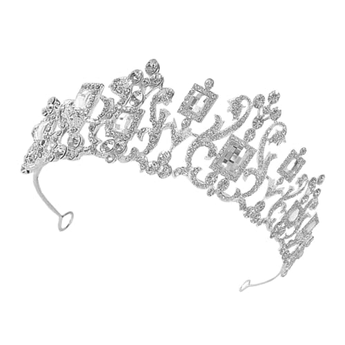 minkissy Rhinestone Haarreif für Braut Damen Hochzeit Haarschmuck Glänzend Leicht Hochwertiges Legierungsaccessoire Elegant Schmuck für Festliche Anlässe von minkissy