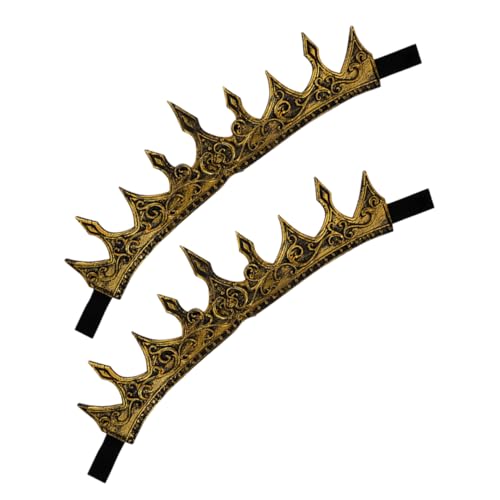 minkissy 2stücke Mittelalterliche Königskrone Aus Puschaum Kopfbedeckung Für Männer Party Requisite Für Cosplay Und Themenveranstaltungen Königstiara von minkissy