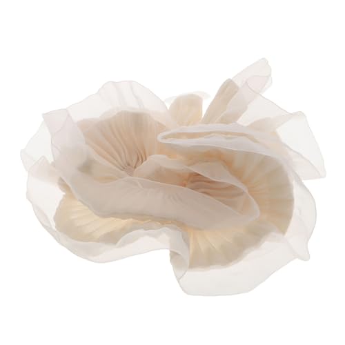 minkissy Große Weiche Organza-haargummis Mit Rüschenrand Strapazierfähige Jumbo-haargummis Als Haarseil Für Mädchen Und Hochzeitsaccessoires von minkissy