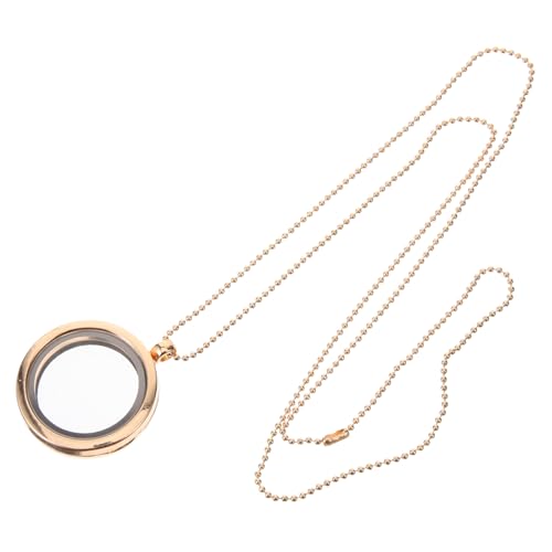 minkissy Runder Metall Bilderrahmen Anhänger Tray für Schmuckherstellung Stabiler Fotoanhänger mit Schlichtem Design Leicht und Praktisch für Kreative DIY Ketten und Charms von minkissy