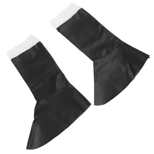 minkissy Santa Claus Stiefelüberzug aus Langlebigem Material Bequemer Weihnachtsmann Schuhüberzug für Xmas Partydeko Passend zu Kostüm als Weihnachtsdeko und für Familienfeiern von minkissy