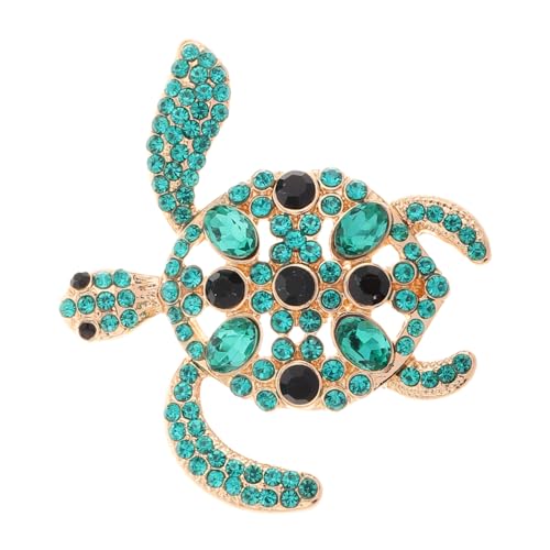 minkissy Strass Meeresschildkröte Brosche Anstecknadel Accessoire Für Mode von minkissy