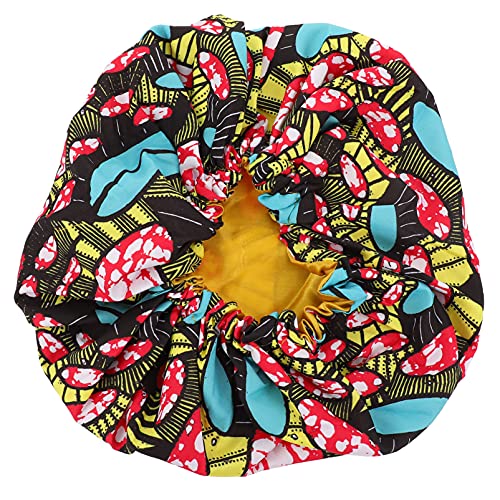 minkissy Schlaf Haube Aus Satin Elastische Haube Für Nachtschlaf Schlafmütze Zum Schutz Der Haare Haarpflegehaube Für Frauen Und Mädchen Bequeme Haarhaube Für Nacht von minkissy