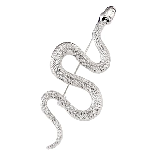 minkissy Schlangenbrosche aus Kreative Mantel Brosche als Elegantes Kleidungsaccessoire für Damen und Herren Stilvoller Reversschmuck für Jacken Pullover Hemden von minkissy
