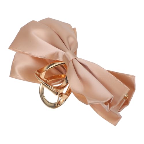 minkissy Große Haarnadel Mit Schleife Und Schleife Für Damen Haarnadel Mit Schleife Pflegeclips Für Pferdeschwanzhalter von minkissy