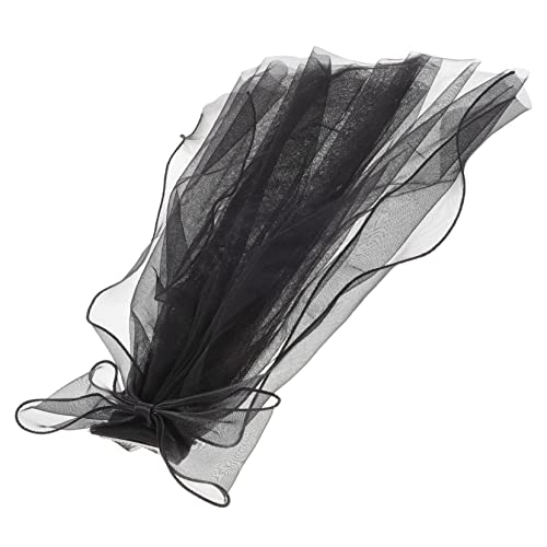 minkissy Hochzeitsschleier Brautschleier Mesh Stirnband Bowknot Gothic Schleier von minkissy