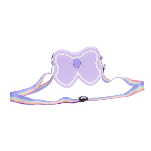 minkissy Lovely Kids Schultertasche Mit Schleife Niedliche Mädchen Cartoon Umhängetasche Für Mädchen Strapazierfähige Und Farbenfrohe -Pouch Für Täglichen Gebrauch von minkissy