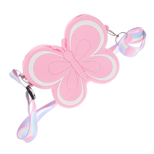 minkissy Schmetterlingstasche Münzgeldbörse Mädchentasche Originelle Geldbörse Mädchengeldbörse Münzbeutel Silikonbeutel Geldbörse Mädchengeldbörse Kleine Mädchengeldbörse Kleine von minkissy