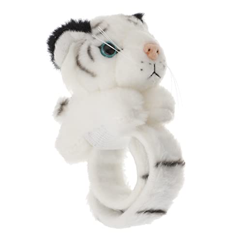 minkissy Schnapparmband Tiger Slap Armband Stofftier Geburtstag Party Mitgebsel für Jungen Mädchen Flexibel Sicher Robust von minkissy