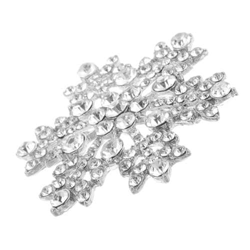 minkissy Schneeflocken-brosche aus Langlebiger Zinklegierung mit Strasssteinen Stilvolle Anstecknadel für Damen Modisches Schmuckaccessoire für Kleid Schal Jacke Festliche Anlässe und von minkissy