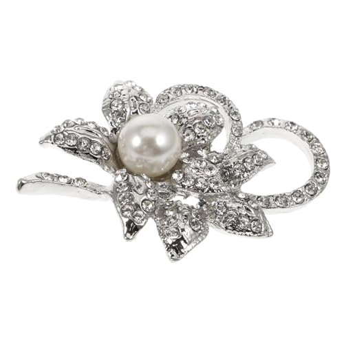 minkissy Schuhclips für Damen Abnehmbare Strass Schuhschnallen Zarte Kunstperlen Schuhdekoration Kunstblumen Schuhverzierungen für Hochzeit und Feiern von minkissy