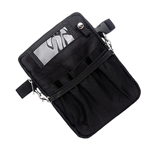 minkissy Schwarze Kleine Hüfttasche Für Krankenschwester Tasche Für Medizinische Werkzeuge Werkzeuggürteltasche Schultertasche Für Medizinisches Zubehör Schwarz von minkissy