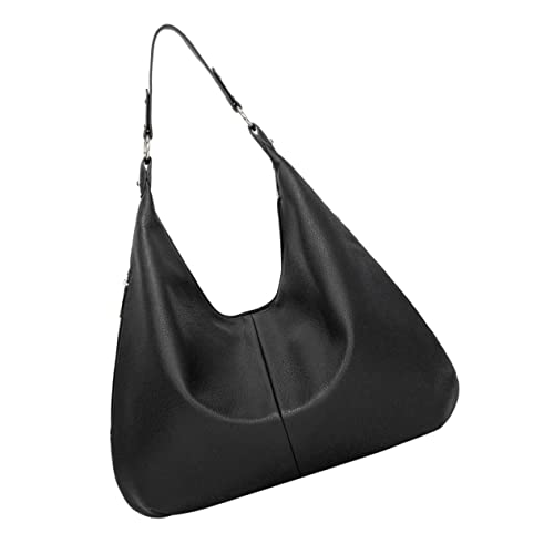 minkissy Schwarze Retro PU Einkaufstasche mit Großer Kapazität Lässige Umhängetasche für Damen und Mädchen als Einkaufstasche für Täglichen Gebrauch minkissy Schwarze Retro PU Einkaufstasche mit Großer Kapazität Lässige Umhängetasche für Damen und Mädchen als Einkaufstasche für Täglichen Gebrauch von minkissy