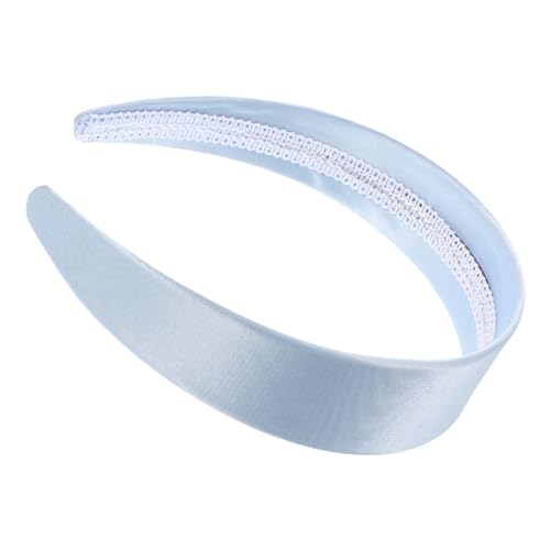 minkissy Breites Stirnband Aus Satinmaterial Rutschfeste Innenfutter Vielseitige Volltonfarbe Bequem Für Frauen Und Mädchen Für Halloween Weihnachten Und Valentinstag von minkissy