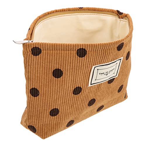 minkissy Set Patienten Reise Make-up Tasche Vintage Plaid Dot Kosmetik Tasche Für Frauen Kulturbeutel Lagerung von minkissy