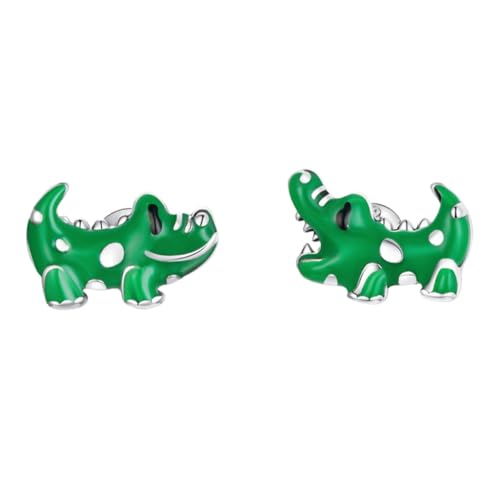 minkissy Silber Ohrstecker mit Grünem Tropfen Design Kreative Ohrschmuck Accessoires Tierform Stilvolle Meeresbiologie Ohrstecker für Damen für Alltag minkissy Silber Ohrstecker mit Grünem Tropfen Design Kreative Ohrschmuck Accessoires Tierform Stilvolle Meeresbiologie Ohrstecker für Damen für Alltag von minkissy
