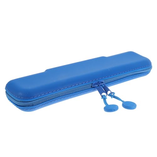 minkissy Silikon-Make-up-pinseltasche Mit Reißverschluss Tragbarer Reise-pinselhalter Make-up-Pinsel-Aufbewahrungstasche Für Damen Und Mädchen Kompakt Und Langlebig Für Täglichen von minkissy