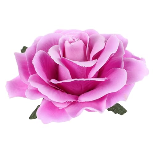 minkissy Simulierte Rosen-corsage Blumen- Rosenbrosche Stellnadel Hochzeit Ansteckblume Accessoire Für Die Hochzeit Des Trauzeugen Zubehör Haarblumen Für Frauen Künstlich Stoff Violett von minkissy