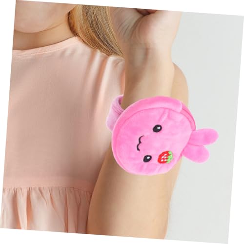 minkissy Slap Armband mit Münztasche Cartoon Kaninchen Design Weiches Stoffmaterial Praktische Party Mitgebsel für Jungen und Mädchen als Geburtstagsdeko und von minkissy