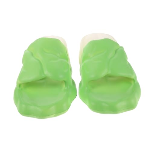 minkissy Sommer Hausschuhe für EVA Leicht Rutschfest Grün Gemüse Design Indoor Bad Pool Strand Slipper für Männer und Frauen von minkissy