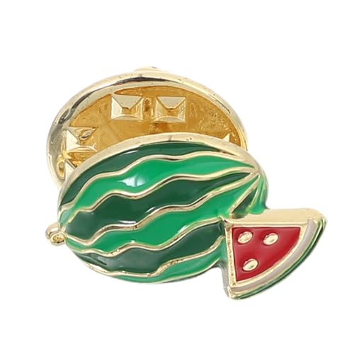 minkissy Kleidernadel in Wassermelonenform Neuartige Cartoon-anstecker Sommer-emaille-anstecker Süße Obstbrosche Für Rucksäcke Und Kleidung von minkissy