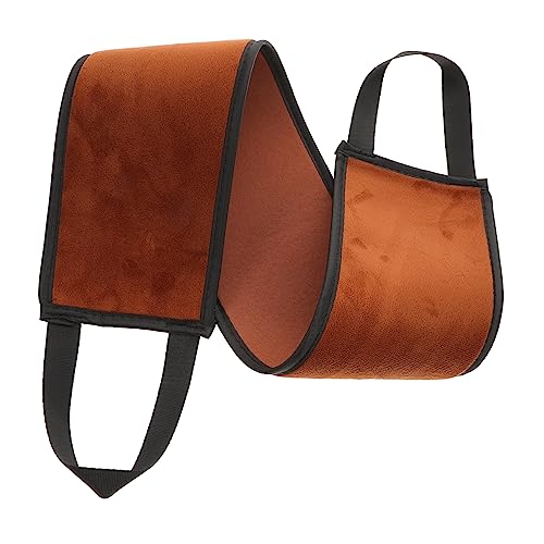 minkissy Sonnenschutz-reibungsband Rückenschrubber Mit Griffen Borstenbürste Gießen Fänger Peeling Selbstbräunungs- Creme Handtuch Abfluss Duschstoß Gesicht Kratzer Gel Brown von minkissy