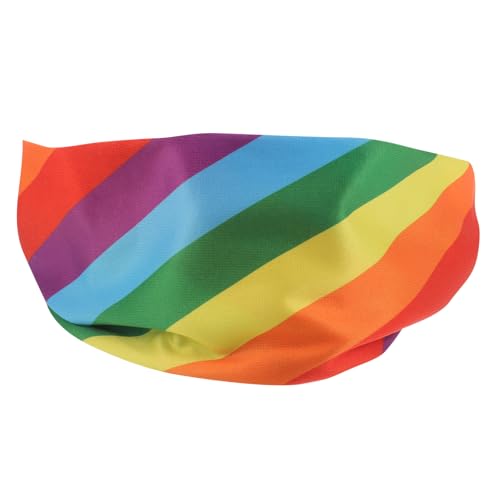 minkissy Sport Stirnband Schweißbänder Damen Haarbänder Sportstirnband elastisch Regenbogen Rot Yoga - Fitness- Workout- Laufen Stoff von minkissy