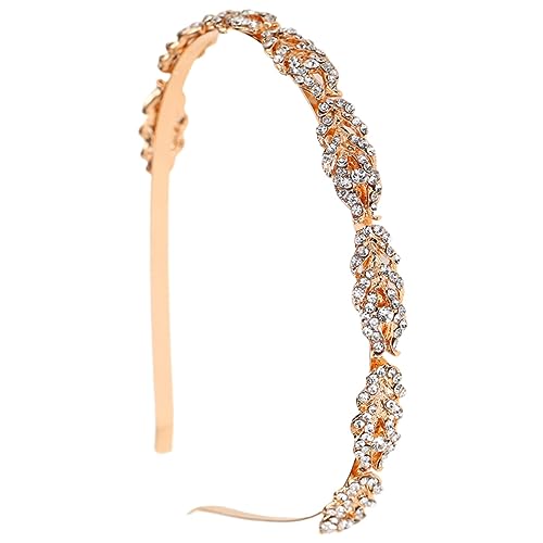 Glitzer-stirnband Frauen-stirnband Kristall Stirnband Frauen Strass Stirnband Damen Stirnbänder Für Damenhaar Strass-stirnband Für Damen Fräulein Blitz Strasssteine Haarschmuck von minkissy