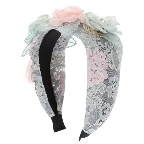 minkissy Elegantes Spitzen-stirnband Mit Blumenmuster Modischer Damen-kopfschmuck Für Partys Valentinstags-accessoires Stirnbänder Für Teenager-mädchen Und Erwachsene minkissy Elegantes Spitzen-stirnband Mit Blumenmuster Modischer Damen-kopfschmuck Für Partys Valentinstags-accessoires Stirnbänder Für Teenager-mädchen Und Erwachsene von minkissy