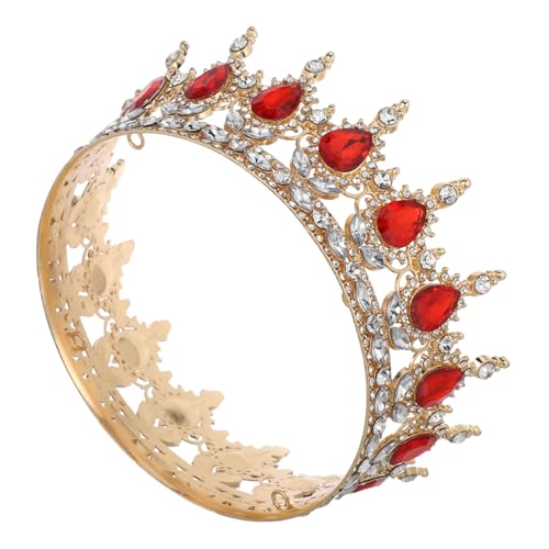 minkissy Strass Tiara mit Funkelnden Kristallen Hochzeitskopfschmuck für Braut Vielseitiges Haaraccessoire für Partys Abschlussbälle und Kostüme von minkissy