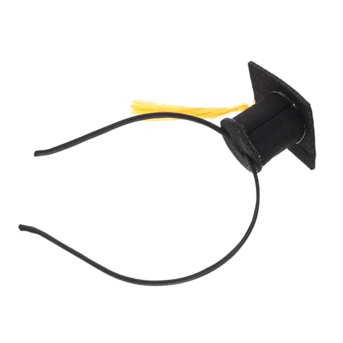 minkissy Stylisches Doktorhut Haarband Mit Quaste Für Abschlussfeiern Bequeme Und Stilvolle Abschlussaccessoires Für Graduierung Und Karneval von minkissy