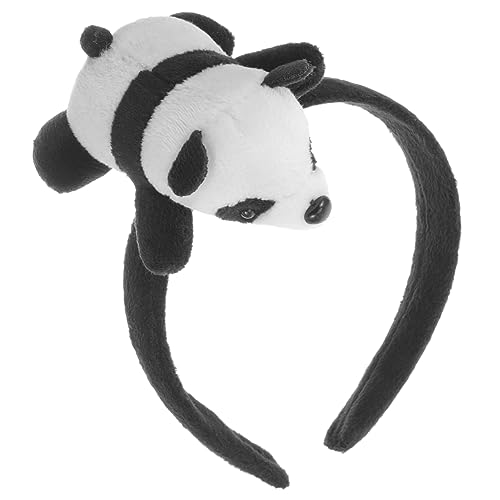 minkissy Süßes Panda-Stirnband Mädchen-Stirnband Haar-Accessoires Für Frauen Lustiges Panda-Stirnband Damen-Stirnband Panda-Stirnband Für Frauen Mädchen Haar-Accessoires von minkissy