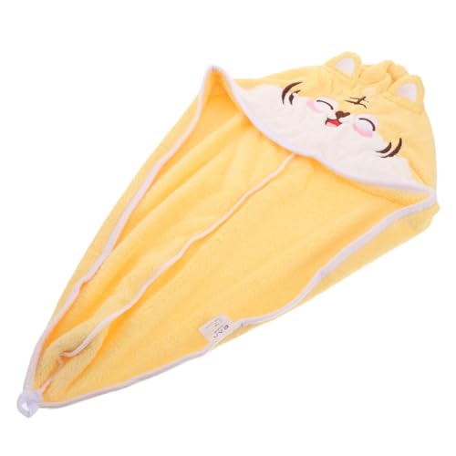 minkissy Super Saugfähige Trockenhaarkappe Schnelltrocknender Turban Für Damen Badekappe Handtuch Haarabsorbierende Mütze Verspieltes Design von minkissy