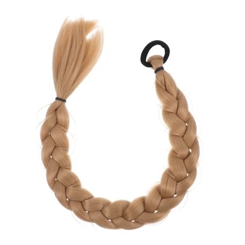 minkissy Synthetische Geflochtene Pferdeschwanzverlängerung, Haarstyling-accessoire Für Damen, Natürlich Aussehende Künstliche Zopf-haarverlängerung Für Partys Und Alltägliche Frisuren von minkissy