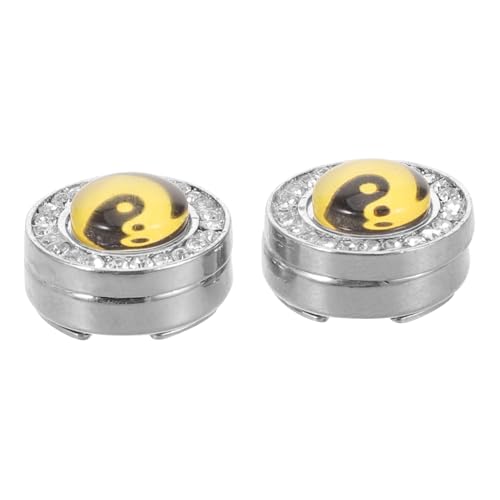 minkissy Tai Chi Manschettenknöpfe Dekore DIY Knopfabdeckungen Hemd Für Männer Manschettenknopfabdeckung Dekorative Knöpfe Für Hemden Statement von minkissy