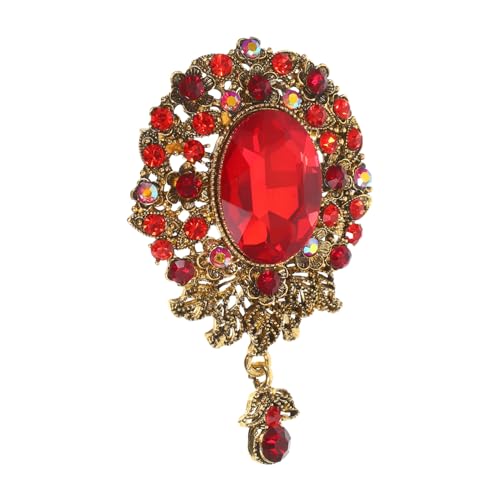 minkissy Tropfenförmige Broschenknöpfe Aus Legierung Blumenstrauß-broschennadel Vintage-broschen Für Damenkleidung Hemden Und Taschen von minkissy