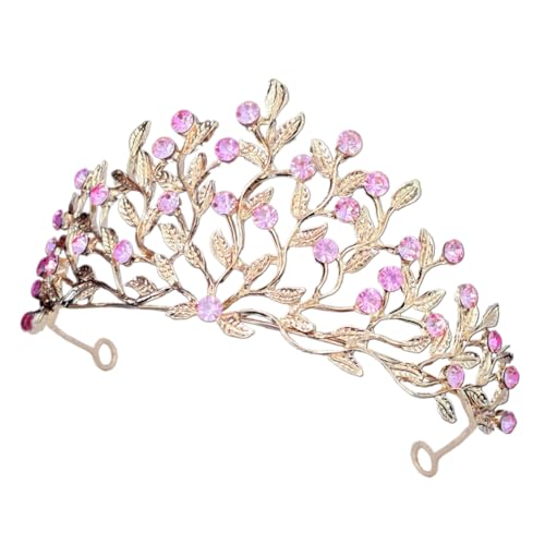 minkissy Tiara Stirnband Mit Hochzeitskrone Für Brautjungfern Besondere Anlässe Leicht Komfortabel Perfektes Zur Hochzeit von minkissy