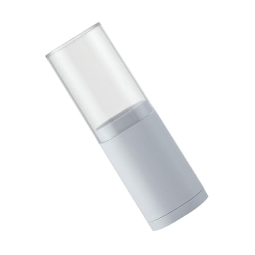 minkissy Toilettenbecher Zahnbürstenhalter Becher Langlebiger Auslaufsicherer Reise zahnbürstenbehälter Kompakte Weiße Kunststoff aufbewahrungsbox für Zahnbürsten und Zahnpasta Praktischer von minkissy