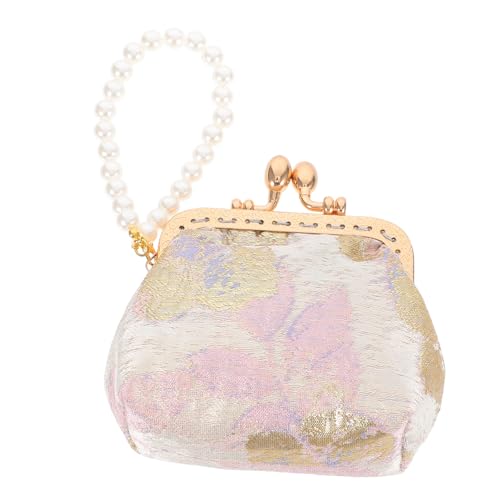minkissy Tragbare Perlenbrieftasche Perle Handtasche Geldbörse Aus Geldbörsen Im Chinesischen Stil Schmuck Im Chinesischen Stil Souvenirs Im Chinesischen Stil Tasche Polyester von minkissy