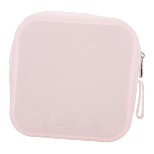 minkissy Hochwertiges Schlichtes Design Reise-Make-up-Tasche Kulturtasche Aus Silikon Make-up-Organizer von minkissy