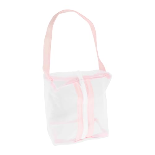 minkissy Transparente Reise-Kosmetiktasche Aus Netzgewebe Make-up-Aufbewahrungstasche Mit Reißverschluss Atmungsaktiver Kulturbeutel Für Damen Tragbarer Schminkbeutel Für Shampoo Und Lippen von minkissy