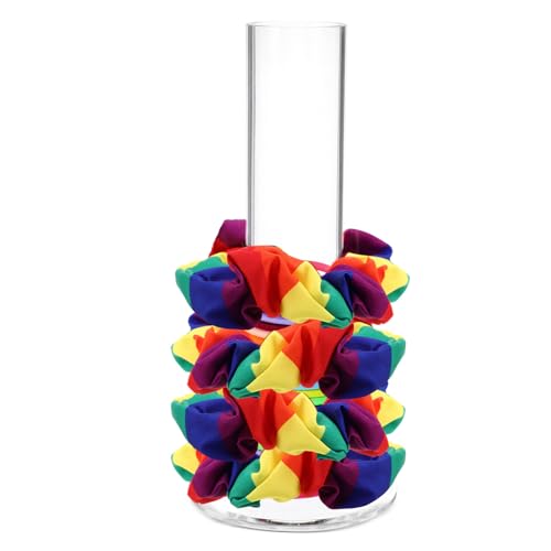 minkissy Transparenter Acryl Scrunchie Halter Ständer Langlebiger Haargummi Organizer für Mädchen Kleiner Haarschmuck Aufbewahrungshalter Stabiler Scrunchy Displayständer Platzsparend und von minkissy