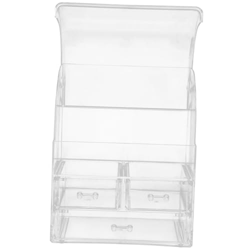 minkissy Transparenter Kosmetik-organizer Schubladenaufbewahrung Make-up-organizer Tischaufbewahrungsbox Schrankförmige Aufbewahrungsbox Für Hautpflegeprodukte Lippenstifte Home Und Büro von minkissy