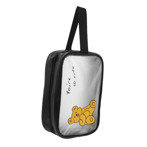 minkissy Transparenter Reise-kulturbeutel Kosmetiktasche Mit Fächern Aufbewahrungstasche Für Beauty-zubehör Badezimmer-Organizer Für Damen wasserdichte Reisezubehörtasche von minkissy