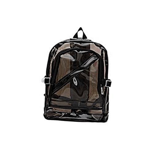minkissy Transparenter Schulrucksack Für Mädchen Geräumige Umhängetasche Mit Verstellbaren Schultergurten Leicht Und Praktisch Für Alltag von minkissy