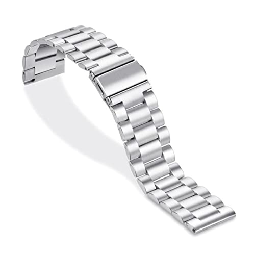 minkissy -uhrenarmband Austauschbares Armband Kompatibles Ersatzarmband Für Smartwatch Metallarmband Silberfarbenes Uhrenband von minkissy