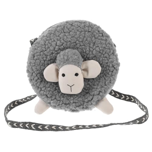 minkissy Mädchen Umhängetasche Cartoon Schaf Geldbeutel Aus Baumwolle Leichte Crossbody Tasche Für Kleine Mädchen Geld Und Kleingeldaufbewahrung Für Außenbereich Praktische Kleiner von minkissy