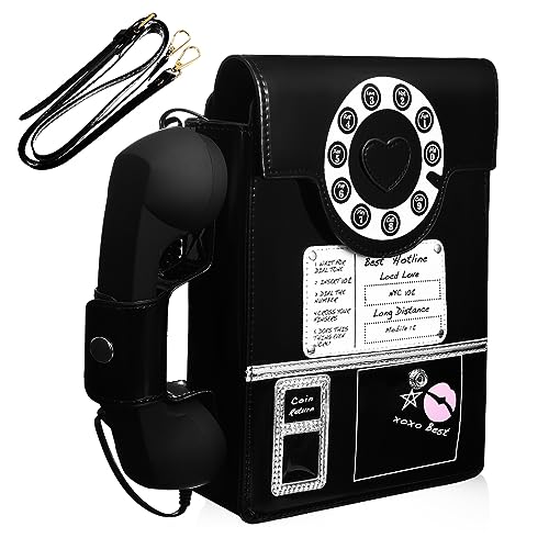 minkissy Umhängetasche im Telefon Design für Damen Kreative PU Schultertasche Abnehmbarer und Verstellbarer Riemen Vielseitig Einsetzbar für Reisen und Alltag minkissy Umhängetasche im Telefon Design für Damen Kreative PU Schultertasche Abnehmbarer und Verstellbarer Riemen Vielseitig Einsetzbar für Reisen und Alltag von minkissy