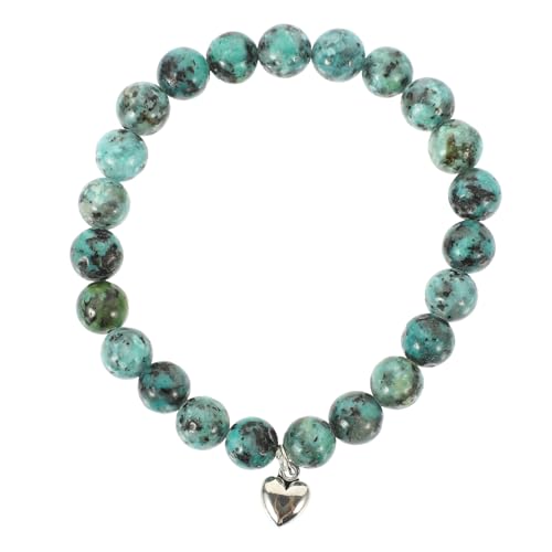 minkissy Unisex Armbänder Armbandperlen Damenarmbänder Steinarmbänder Für Damen Tragbare Handgelenkarmbänder Perlenarmbänder Perlenarmband Geschenkarmbänder Für Herren Grüner von minkissy